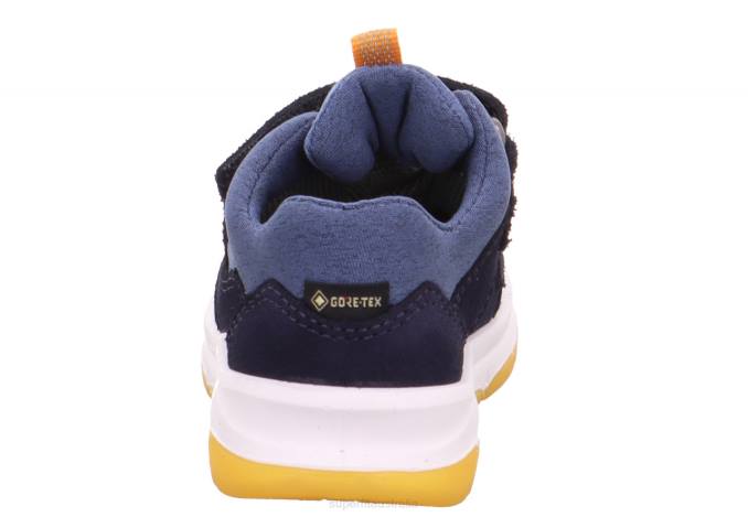 Superfit Blue/Orange Babies COOPER - Sneakers low with Velcro Fastener Z6Z8283