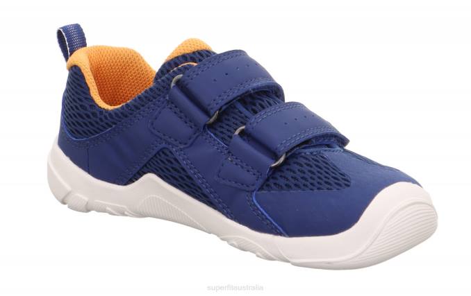 Superfit Blue/Orange Babies TRACE - Sneakers low with Velcro Fastener Z6Z8540