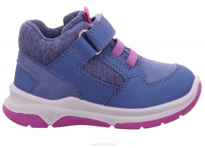 Superfit Blue/Pink Babies COOPER - Sneakers low with Velcro Fastener Z6Z8370