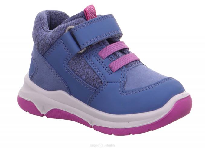 Superfit Blue/Pink Babies COOPER - Sneakers low with Velcro Fastener Z6Z8370