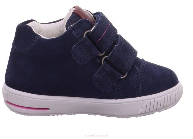 Superfit Blue/Red Babies MOPPY - Sneakers low with Velcro Fastener Z6Z8379