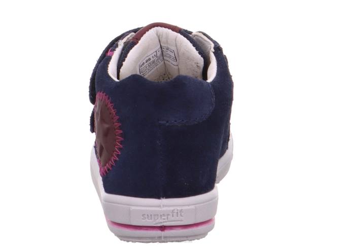 Superfit Blue/Red Babies MOPPY - Sneakers low with Velcro Fastener Z6Z8379