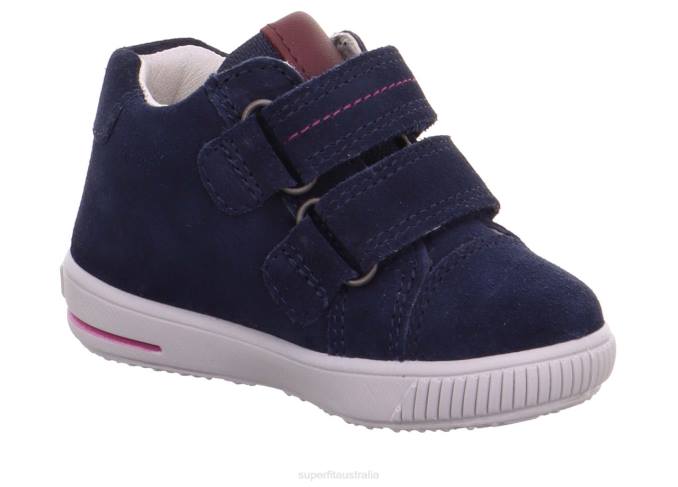 Superfit Blue/Red Babies MOPPY - Sneakers low with Velcro Fastener Z6Z8379