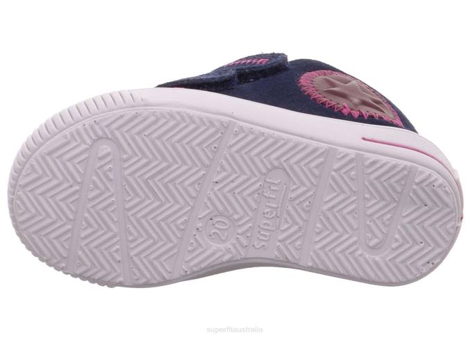 Superfit Blue/Red Babies MOPPY - Sneakers low with Velcro Fastener Z6Z8379