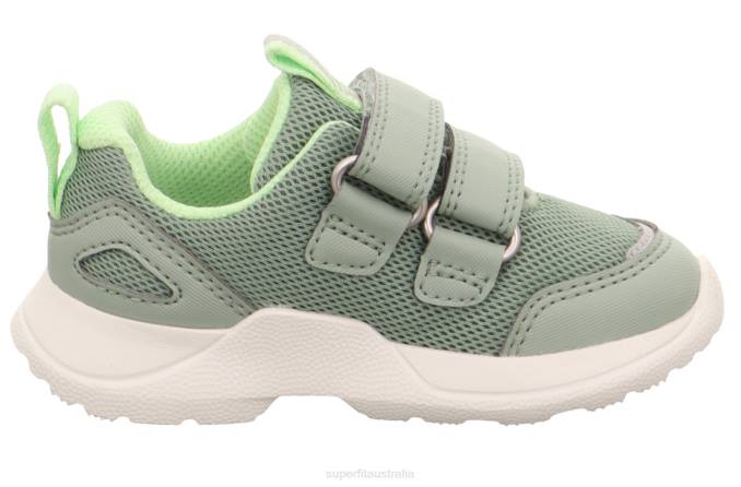 Superfit Light Green Babies RUSH - Sneakers low with Velcro Fastener Z6Z8272