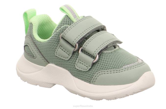 Superfit Light Green Babies RUSH - Sneakers low with Velcro Fastener Z6Z8272