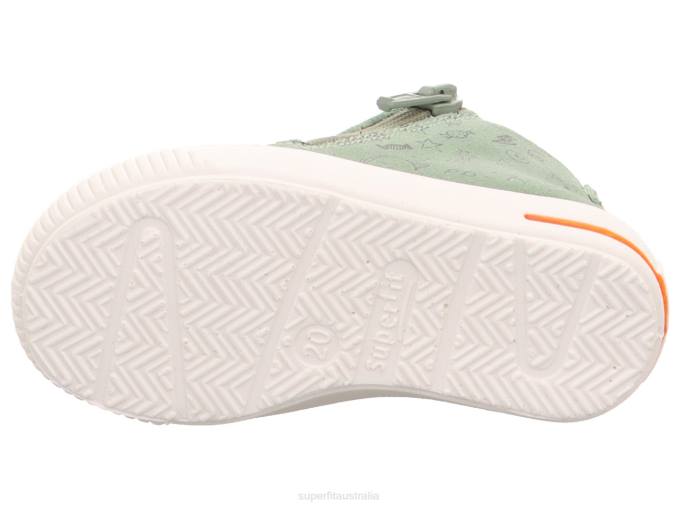 Superfit Light Green/White Babies MOPPY - Sneakers low with Zip Z6Z8321