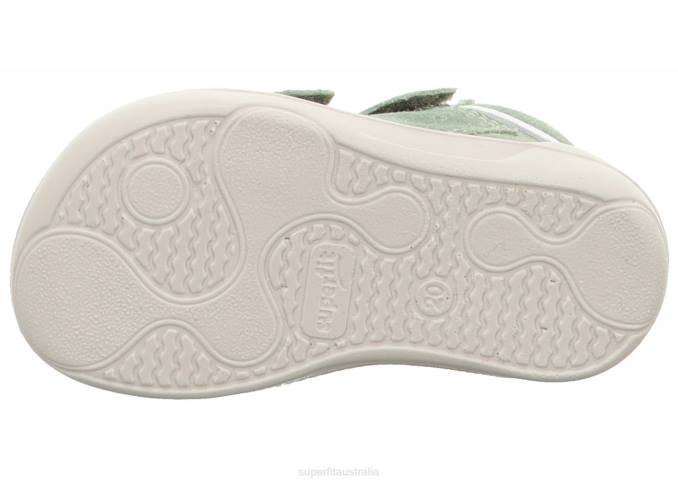 Superfit Light Green/White Babies SUPERFREE - Sneakers low with Velcro Fastener Z6Z8300