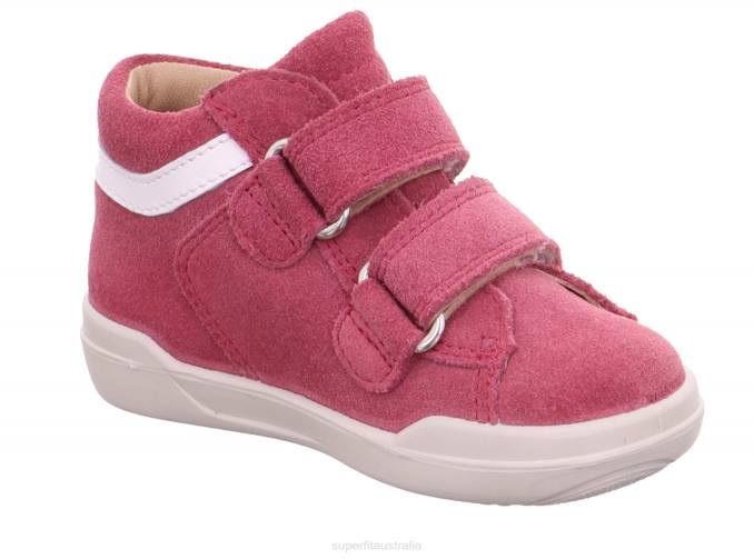 Superfit Pink/White Babies SUPERFREE - Sneakers low with Velcro Fastener Z6Z8394