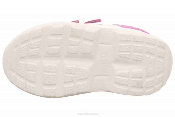 Superfit Purple/Pink Babies RUSH - Sneakers low with Velcro Fastener Z6Z8241