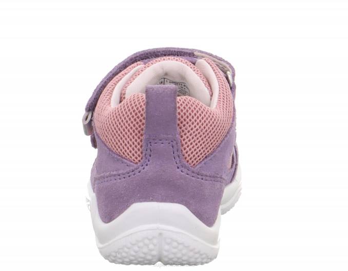 Superfit Purple/Pink Babies UNIVERSE - Sneakers low with Velcro Fastener Z6Z8254