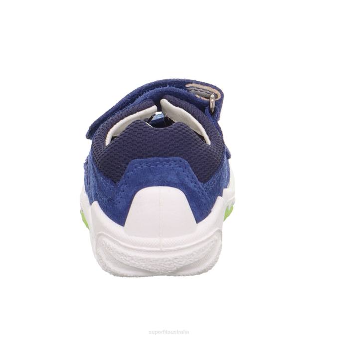 Superfit Blue/Light Green Babies FLOW - Sandal with Velcro Fastener Z6Z8179