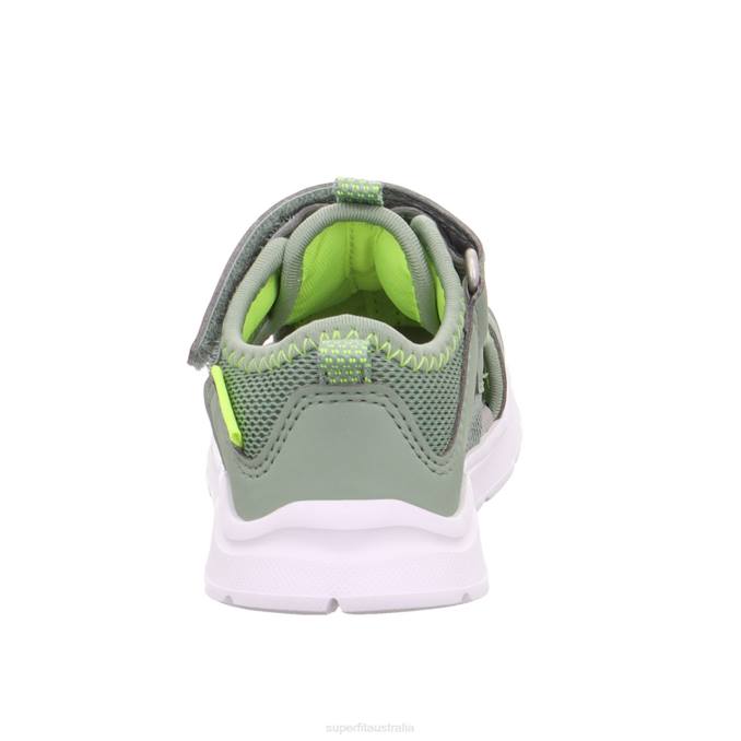 Superfit Light Green/Yellow Babies WAVE - Sandal with Velcro Fastener Z6Z8207
