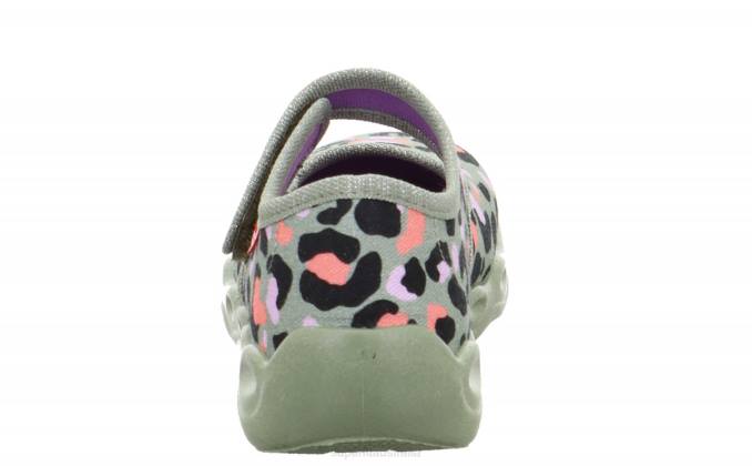 Superfit Light Green/Multicoloured Babies BUBBLE - Slipper with Velcro Fastener Z6Z871