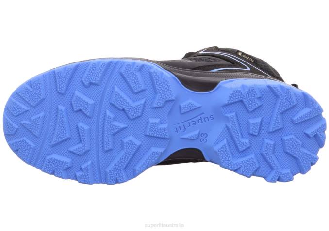 Superfit Black/Light Blue Toddlers JUPITER - Boot with BOA Fit System Z6Z8903
