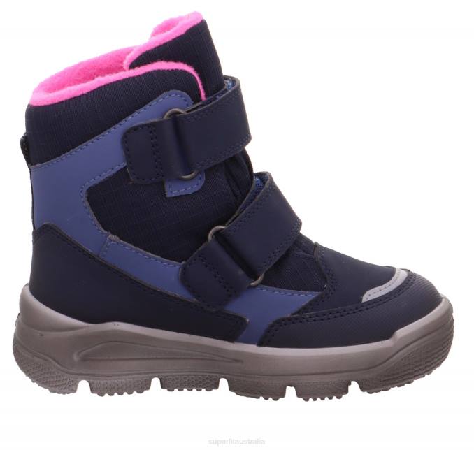 Superfit Blue/Pink Toddlers MARS - Boot with Velcro Fastener Z6Z8718