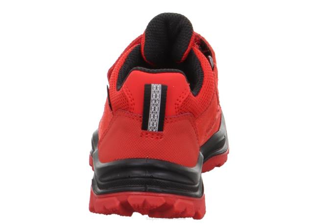 Superfit Red/Black Toddlers JUPITER - Sneakers low with Velcro Fastener Z6Z8726