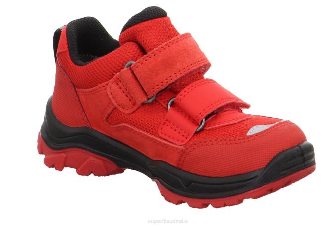 Superfit Red/Black Toddlers JUPITER - Sneakers low with Velcro Fastener Z6Z8726
