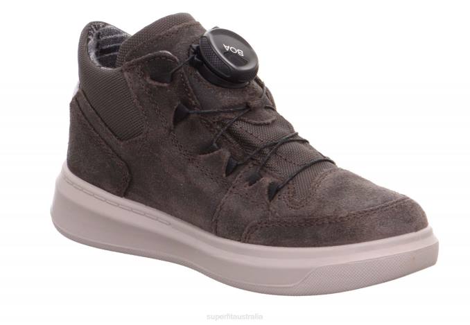 Superfit Brown Toddlers COSMO - Sneakers high with BOA Fit System Z6Z8840