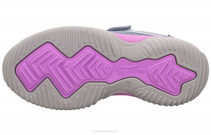 Superfit Blue/Purple Toddlers STORM - Sneakers low with Velcro Fastener Z6Z8818