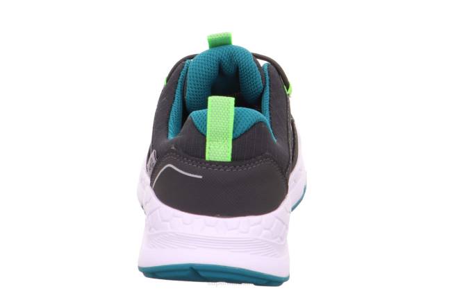 Superfit Grey/Green Toddlers FREE RIDE - Sneakers low with Quick release fastener Z6Z8887