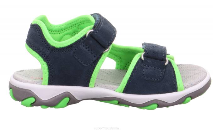 Superfit Blue/Light Green Toddlers MIKE 3.0 - Sandal with Velcro Fastener Z6Z8613