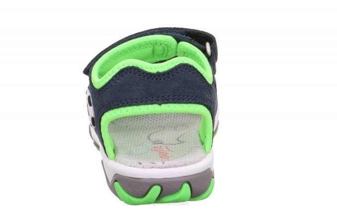 Superfit Blue/Light Green Toddlers MIKE 3.0 - Sandal with Velcro Fastener Z6Z8613