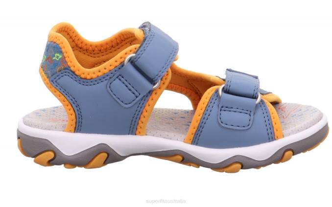 Superfit Blue/Orange Toddlers MIKE 3.0 - Sandal with Velcro Fastener Z6Z8647