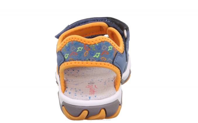 Superfit Blue/Orange Toddlers MIKE 3.0 - Sandal with Velcro Fastener Z6Z8647