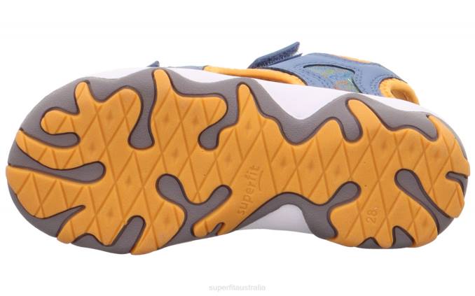 Superfit Blue/Orange Toddlers MIKE 3.0 - Sandal with Velcro Fastener Z6Z8647
