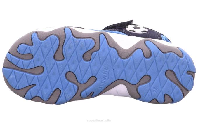 Superfit Blue/Turquoise Toddlers MIKE 3.0 - Sandal with Velcro Fastener Z6Z8628