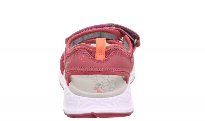 Superfit Pink/Orange Toddlers CRISS CROSS - Sandal with Velcro Fastener Z6Z8648